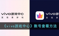 《vivo游戏中心》攻略——账号查看方法