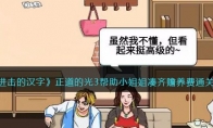 《进击的汉字》攻略——正道的光3帮助小姐姐凑齐赡养费通关攻略