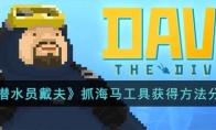 《潜水员戴夫》攻略——抓海马工具获得方法